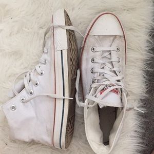 White Converse All Stars